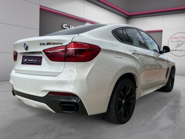 Bmw x6 f16 m50d x drive 6 cylindres 381ch toit ouvrant/caméra/carplay/attelage/ sièges electriques entretient bmw...