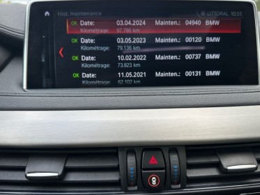 Bmw x6 f16 m50d x drive 6 cylindres 381ch toit ouvrant/caméra/carplay/attelage/ sièges electriques entretient bmw...