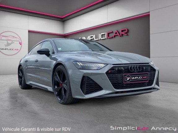 Audi rs7 sportback 4.0 v8 tfsi quattro - xpel- full carbon - freins céramique occasion simplicicar annecy simplicicar...