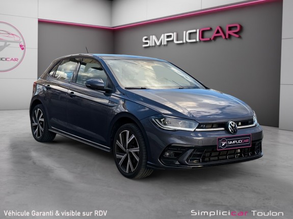 Volkswagen polo 1.0 tsi 110cv ss dsg7 r-line - toit ouvrant - carplay - garantie 12 mois occasion simplicicar toulon est...