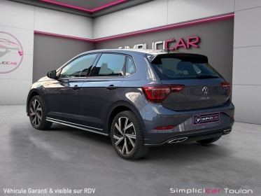 Volkswagen polo 1.0 tsi 110cv ss dsg7 r-line - toit ouvrant - carplay - garantie 12 mois occasion simplicicar toulon est...