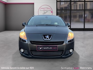 Peugeot 5008 2.0 hdi 150ch allure bvm6 7places - radar av ar - toit panoramique - gps occasion simplicicar rennes simplicicar...