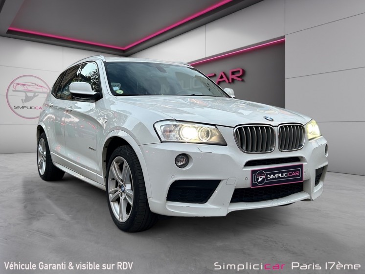 Bmw x3 f25 xdrive30d 258ch finition motorsport occasion paris 17ème (75)(porte maillot) simplicicar simplicibike france