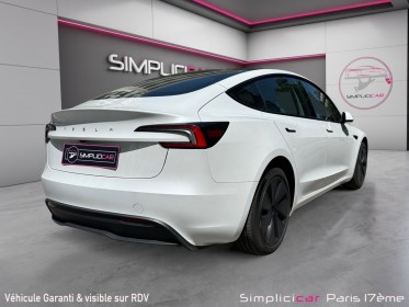 Tesla model 3 autonomie standard plus rwd occasion paris 17ème (75)(porte maillot) simplicicar simplicibike france