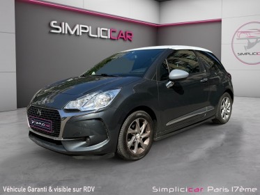 Ds ds 3 puretech 110 ss eat6 so chic occasion paris 17ème (75)(porte maillot) simplicicar simplicibike france