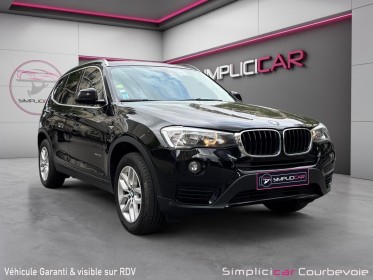 Bmw x3 f25 lci sdrive18d 150ch business a occasion paris 17ème (75)(porte maillot) simplicicar simplicibike france