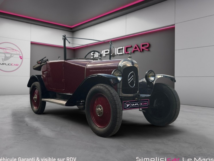 Citroen 5cv  trefle 1925 occasion simplicicar le mans simplicicar simplicibike france