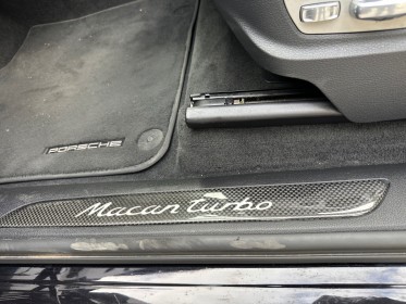 Porsche macan turbo 3.6 v6 400 ch pdk  finition carbone / toit ouvrant panoramique / cuir / occasion paris 17ème (75)(porte...