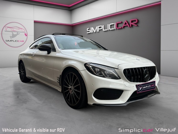 Mercedes classe c coupe 220 d 9g-tronic fascination, toit ouvrant panoramique, entretien full mercedes, caméra de recul,......