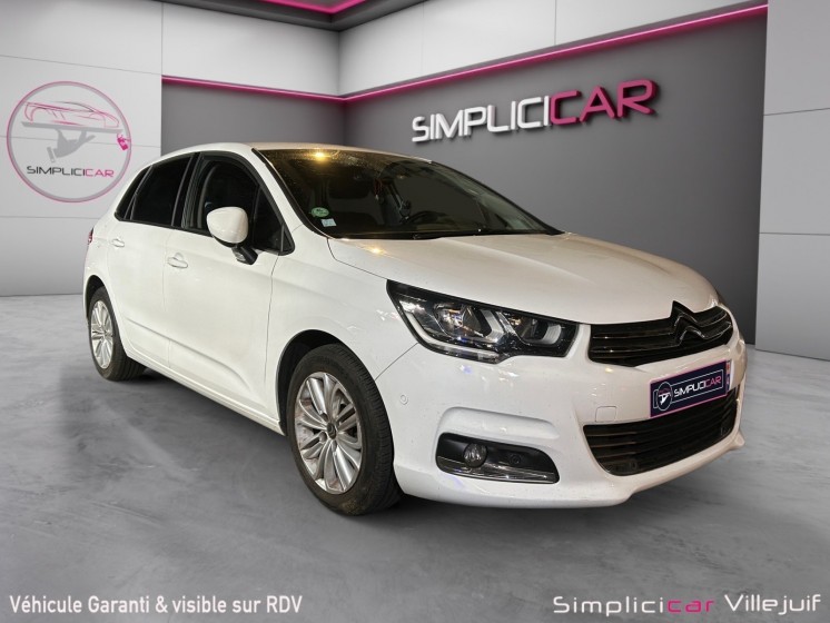 Citroen c4 c4 puretech 130 ss eat6 millenium, radar av/ar, courroie changée, bluetooth, garantie 12 mois occasion...
