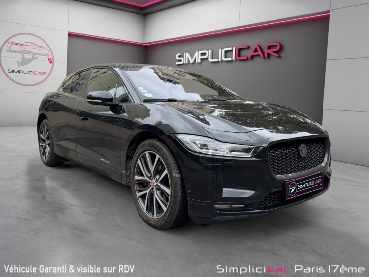 Jaguar i-pace awd 90kwh first edition - garantie 12 mois - full options - toit panoramique - camera de recul - occasion paris...