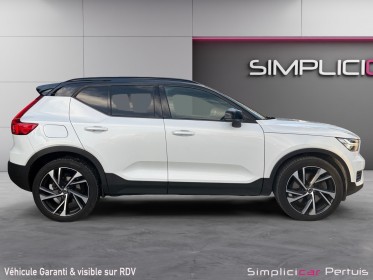 Volvo xc40 hybride rechargeable 262 cv  18082 ch dct7 r-design camera de recul toit ouvrant panoramique hayon électrque......