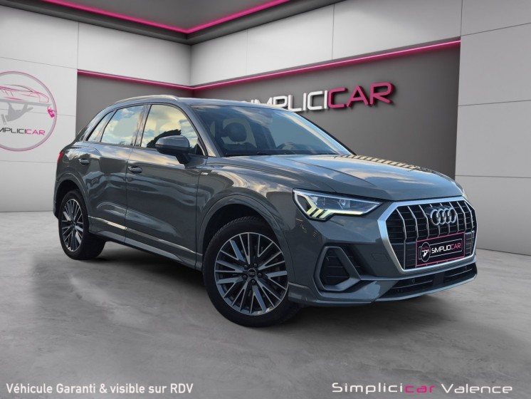 Audi q3 q3 45 tfsie 245 ch s tronic 6 s line caméra attelage carplay led ambiance garantie 12 mois occasion simplicicar...