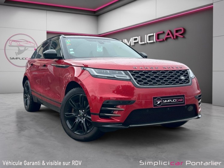 Land rover velar  3.0 v6 rdynamique occasion simplicicar pontarlier auto  simplicicar simplicibike france