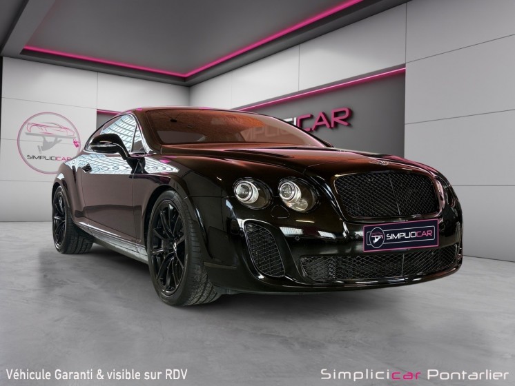 Bentley continental gt supersports Édition limitée 630ch 6.0l w12 awd biturbo flexfuel e85 d'origine usine occasion...