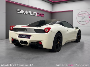 Ferrari 458 italia  v8 4.5l 570ch occasion simplicicar pontarlier auto  simplicicar simplicibike france