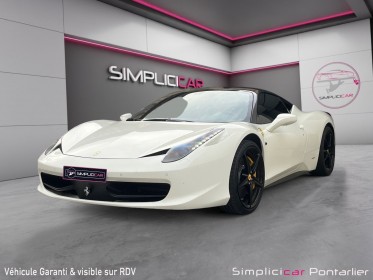 Ferrari 458 italia  v8 4.5l 570ch occasion simplicicar pontarlier auto  simplicicar simplicibike france
