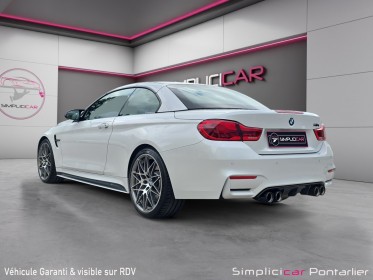 Bmw m4 cabriolet f83 competition 450 ch dkg7 m performance occasion simplicicar pontarlier auto  simplicicar simplicibike...