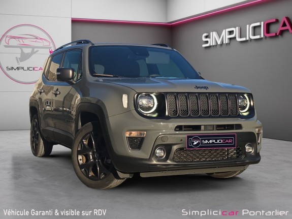 Jeep renegade 1.3 turbo t4 190 ch phev at6 4xe eawd 80th anniversary occasion simplicicar pontarlier auto  simplicicar...