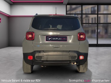 Jeep renegade 1.3 turbo t4 190 ch phev at6 4xe eawd 80th anniversary occasion simplicicar pontarlier auto  simplicicar...