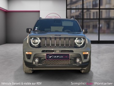 Jeep renegade 1.3 turbo t4 190 ch phev at6 4xe eawd 80th anniversary occasion simplicicar pontarlier auto  simplicicar...