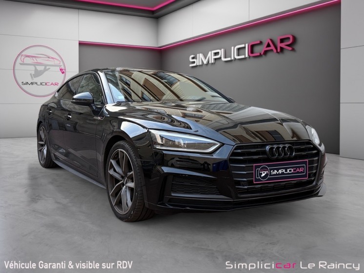 Audi a5 sportback 40 tfsi 190 s tronic 7 s line hybride garantie 12 mois entretiens audi occasion simplicicar le raincy...