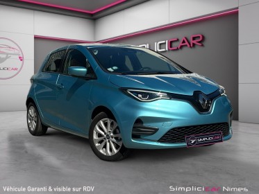 Renault zoe r110 zen - carplay - batterie location - garantie 12 mois occasion simplicicar nimes - rb auto simplicicar...