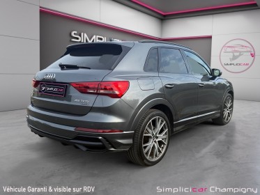 Audi q3 45 tfsi 230 ch s tronic 7 quattro s line - toit ouvrant - sièges chauffants  électriques - garantie 12 mois...