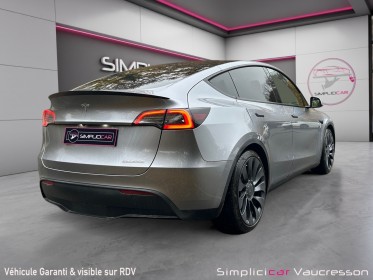Tesla model y performance quicksilver 534ch dual motor awd garantie batterie 2031 occasion simplicicar vaucresson simplicicar...
