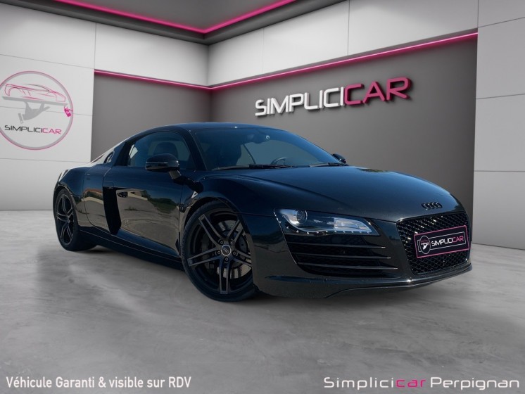 Audi r8 r8 v8 4.2 fsi 420 ch quattro r-tronic suivi/echappement/bang  olufsen/caméra/gps garantie 12 mois occasion...