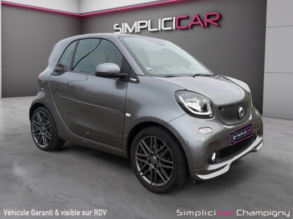 Smart fortwo coupe 0.9 90 ch brabus style - camera - cuir - sieges chauffants occasion champigny-sur-marne (94) simplicicar...