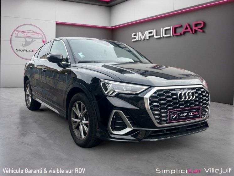 Audi q3 sportback 35 tfsi 150 ch s tronic 7 s line occasion simplicicar villejuif  simplicicar simplicibike france