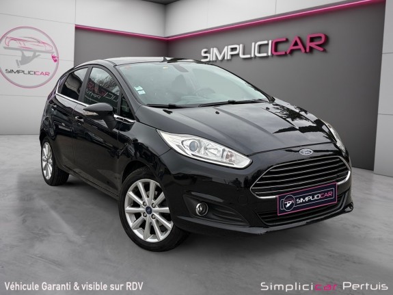 Ford fiesta 1.0 ecoboost 100 ss titanium gps jantes alu bluetooth distribution neuve entretien a jour garantie 12 mois...
