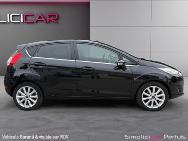 Ford fiesta 1.0 ecoboost 100 ss titanium gps jantes alu bluetooth distribution neuve entretien a jour garantie 12 mois...