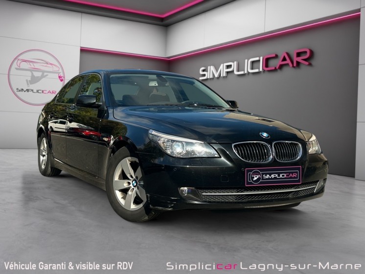 Bmw serie 5 e60 lci 523i excellis a - toit ouvrant - sieges chauffants/electriques occasion simplicicar lagny  simplicicar...