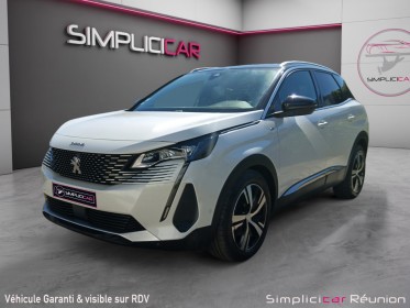 Peugeot 3008 1.5 bluehdi 130ch ss eat8 gt / caméra de recul / carplay / palettes au volant / occasion réunion ville st...