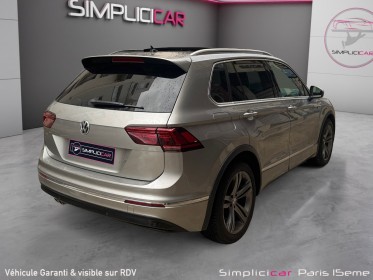 Volkswagen tiguan 2.0 tdi 150 dsg7 carat r-line full options occasion paris 15ème (75) simplicicar simplicibike france