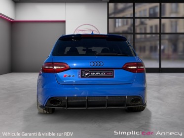 Audi rs4 avant v8 4.2 fsi 450 quattro s tronic 7 audi exclusive one of one bleu nogaro garantie 12 mois occasion simplicicar...