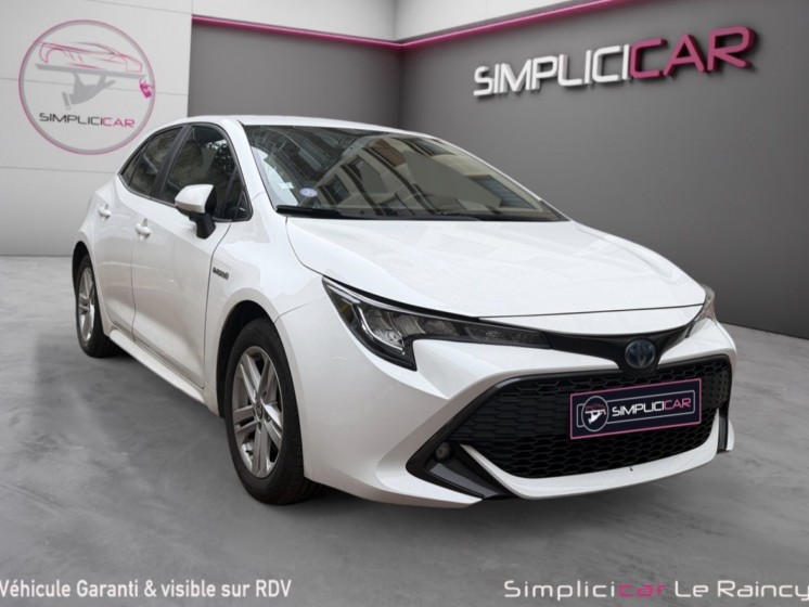 Toyota corolla hybride 180h dynamic business suivi complet carplay garantie 12 mois occasion simplicicar le raincy...