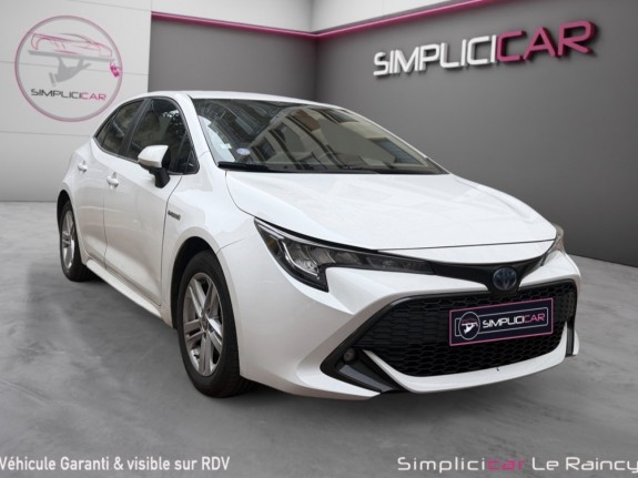 Toyota corolla hybride 180h dynamic business suivi complet carplay garantie 12 mois occasion simplicicar le raincy...