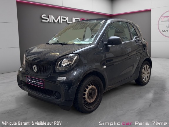 Smart fortwo coupe 1.0 71 ch ss ba6 pure occasion paris 17ème (75)(porte maillot) simplicicar simplicibike france