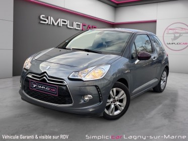 Citroen ds3 1.6 vti 120 ultra prestige a - sièges electriques/ chauffants - ecran tactile occasion simplicicar lagny ...