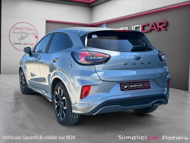 Ford puma 1.0 ecoboost 125 ch mhev ss bvm6 st-line carplay bluetooth gps garantie 12 mois occasion simplicicar poitiers...