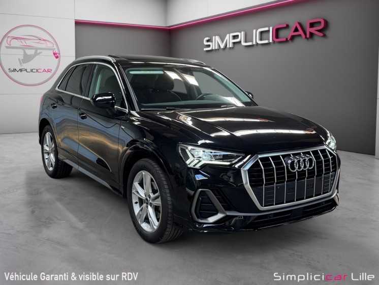 Audi q3 35 tfsi 150 ch s tronic 7 s line//garantie 12 mois// occasion simplicicar lille  simplicicar simplicibike france
