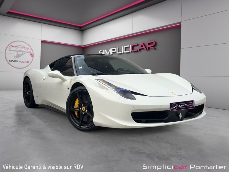 Ferrari 458 italia  v8 4.5l 570ch garantie 12 mois minimum occasion simplicicar pontarlier auto  simplicicar simplicibike...