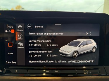 Volkswagen golf viii 1,5 etsi mild hybrid 130 style demarrage sans clé  carplay sièges ergo active chargeur induction......