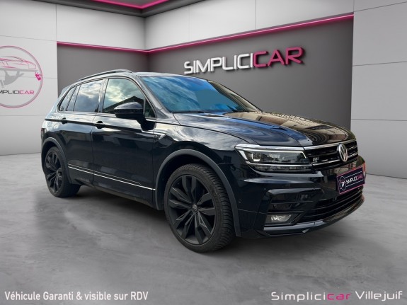 Volkswagen tiguan 2019 2.0 tdi 150 dsg7 black r-line, black edition, apple carplay, toit ouvrant/panoramique, siège......
