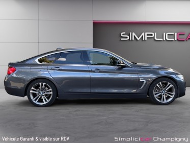 Bmw serie 4 gran coupe f36 420d 190 ch sport / volant pack m / led / camera occasion champigny-sur-marne (94) simplicicar...