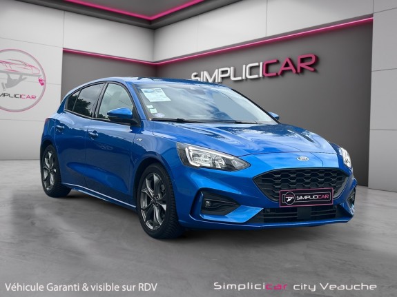 Ford focus 1.0 ecoboost 155 st line sièges et volant chauffant / caméra / android auto occasion simplicicar veauche...
