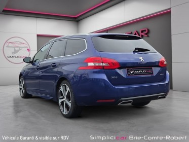 Peugeot 308 sw 2.0 bluehdi 150ch ss eat6 gt line -garantie 12 mois -intérieur cuir - toit panoramique - entretien à jour...